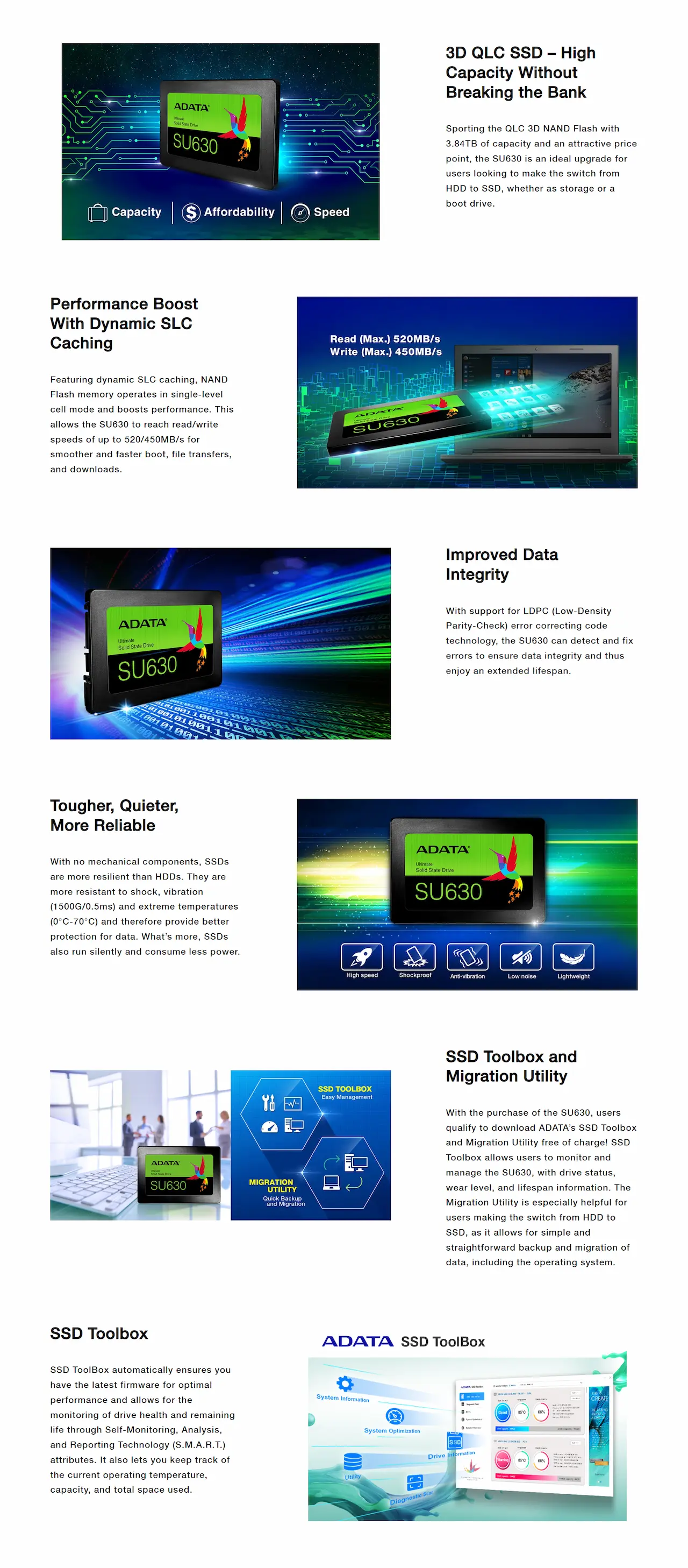 معرفی حافظه SSD ای‌ دیتا Ultimate SU630 480GB