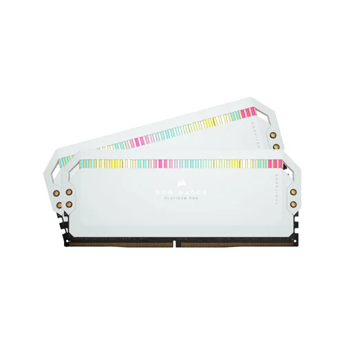 رم کورسیر DOMINATOR PLATINUM RGB 64GB 2x32GB DDR5-5600 CL40 - White